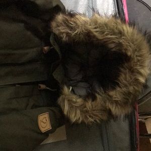 Fjallraven singi down jacket olive green